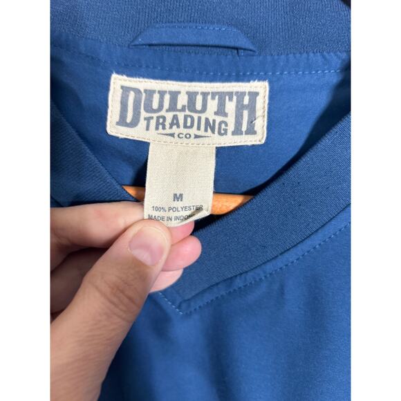 Duluth Jacket Medium Navy Blue Pullover Windbreaker Golf Outdoors - Picture 7 of 11